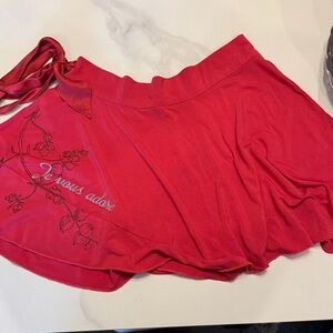 Abercrombie Dark Pink Skirt with side tie bow
